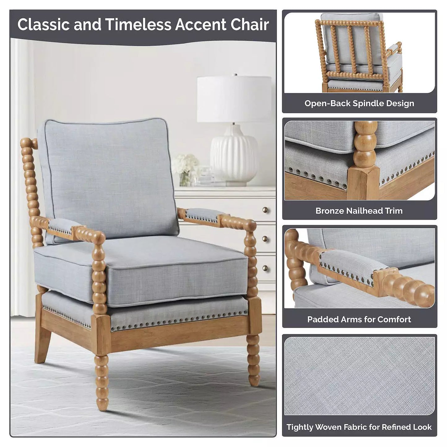 Madison Park Sunnee Accent Arm Chair